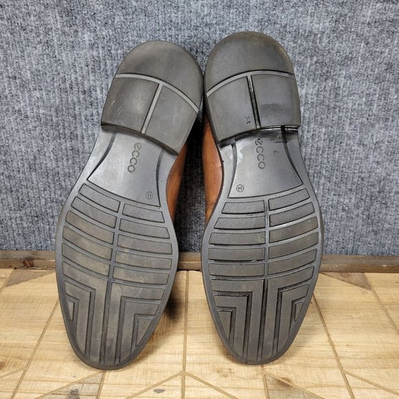 ECCO Mens Vitrus III Chestnut Slip On Loafers Driving Dress Shoes US 10 EUR 44 - Picture 6 of 11